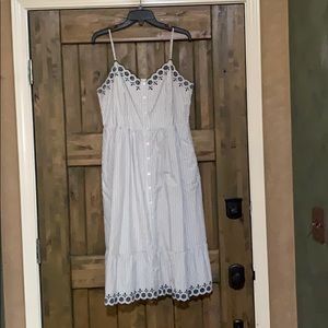 Madewell embroidered dress